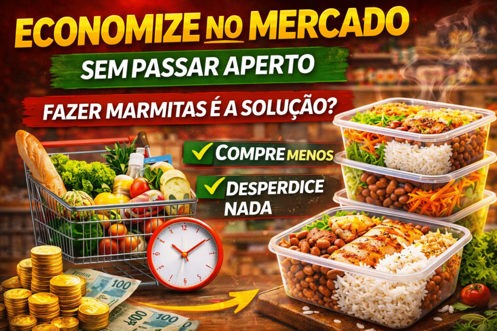 Como parar de gastar com delivery e organizar sua alimentação de forma prática em 2026