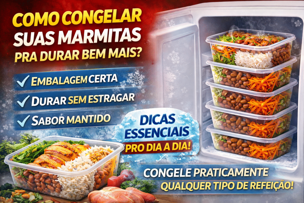 Por que suas marmitas estragam rápido (e como fazer elas durarem muito mais)